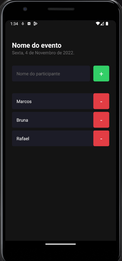 Imagem do Projeto Event List
